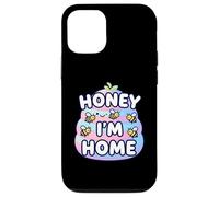 Cute Honey I'm Home Beehive Pun Coque pour iPhone 12/12 Pro