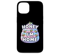 Cute Honey I'm Home Beehive Pun Coque pour iPhone 13