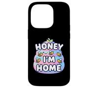 Cute Honey I'm Home Beehive Pun Coque pour iPhone 14 Pro