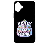 Cute Honey I'm Home Beehive Pun Coque pour iPhone 16 Plus