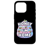 Cute Honey I'm Home Beehive Pun Coque pour iPhone 16 Pro