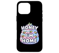 Cute Honey I'm Home Beehive Pun Coque pour iPhone 16 Pro Max