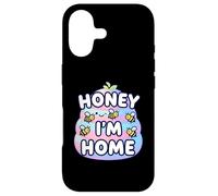Cute Honey I'm Home Beehive Pun Coque pour iPhone 17