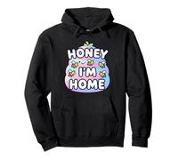 Cute Honey I'm Home Beehive Pun Sweat à Capuche