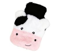 Cute Hot Water Bottle - Animal Design Hand Warmer | 1L Hot Water Bottle with Plush Cover and Leak Resistant Material for Neck Shoulder Waist Hand Leg Body Camping Bed Car Women Men Dad Mom