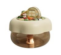 Cute Humidifier - 400ml Smart Portable Mist | Quiet Ultrasonic Humidifier with Soft Night Light for Kids, Elderly, and Indoor Plants | Personal Vaporizer for Sleep, Cold and Cough