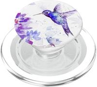 Cute Hummingbird Watercolor Design Pop Up for Bird Lover PopSockets PopGrip pour MagSafe