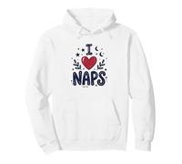 Cute I Heart Naps Design for Moms, Sleepy Girl Funny Mom Sweat à Capuche