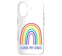 Cute I Love My Dads Rainbow Family Two Fathers 2 Daddies Coque pour iPhone 17