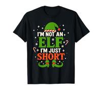 Cute I’m Not an Elf I’m Just Short Funny Christmas Elf Humor T-Shirt