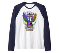 Cute I Rock The Spectrum Autism World Dad Advocacy Journey Manche Raglan