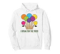 Cute I Speak for Trees Earth Day Save Earth Sensibilisation Hippie Sweat à Capuche