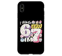 Cute I Was 6 Now I'm 7 Kawaii, Bonbons et gâteaux pour Le 7e Anniversaire de Kawaii Coque pour iPhone XS Max
