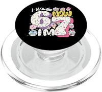 Cute I Was 6 Now I'm 7 Kawaii, Bonbons et gâteaux pour Le 7e Anniversaire de Kawaii PopSockets PopGrip pour MagSafe