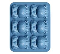 Cute Ice Tray, Silicone Freezer Mold, Capybara Shape Flexible Ice Maker 6 Grid Easy Release Design, Food Grade Non Stick Cube Tray, Multi Use Beverage Chiller Tool, Party Drink Accessory for Home Use