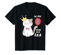 Cute In My 8 Year Old Era Gâteau pour chat T-Shirt