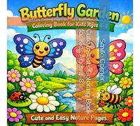 Cute Insects Coloring Book for Kids Ages 4-8: Fun and Easy Coloring Pages with Bees, Butterflies, and Bugs