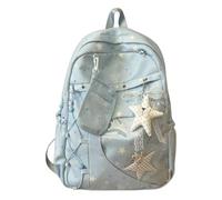 Cute Ita Bag Backpack Girls Star Backpack with Clear Pouch Keychain