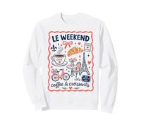 Cute It's Okay Faites-Vous Plaisir café collations Croissants Femme Sweatshirt