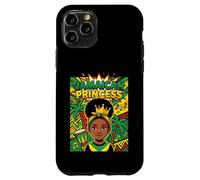 Cute Jamaican Princess Caribbean Afro Girl Cown Coque pour iPhone 11 Pro