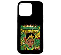Cute Jamaican Princess Caribbean Afro Girl Cown Coque pour iPhone 15 Pro Max
