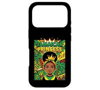 Cute Jamaican Princess Caribbean Afro Girl Cown Coque pour iPhone 17 Pro