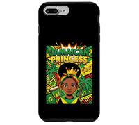Cute Jamaican Princess Caribbean Afro Girl Cown Coque pour iPhone 7 Plus/8 Plus