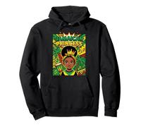Cute Jamaican Princess Caribbean Afro Girl Cown Sweat à Capuche