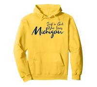 Cute Just A Girl That Loves Michigan, Women's Girls Sweat à Capuche