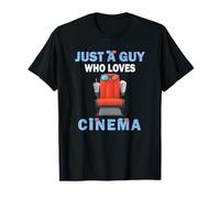 Cute Just A Guy Who Loves Cinema pour Les Hommes et Les garçons T-Shirt