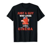 Cute Just A Guy Who Loves Cinema pour Les Hommes et Les garçons T-Shirt