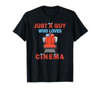Cute Just A Guy Who Loves Cinema pour Les Hommes et Les garçons T-Shirt