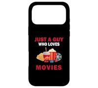 Cute Just A Guy Who Loves Films pour Hommes et garçons Coque pour iPhone 17 Pro Max