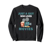Cute Just A Guy Who Loves Films pour Hommes et garçons Sweatshirt