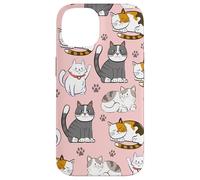Cute Kawaii Cat Lovers Pattern Kitten Mom Coque pour iPhone 14