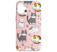 Cute Kawaii Cat Lovers Pattern Kitten Mom Coque pour iPhone 16 Plus