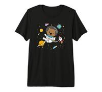 Cute Kawaii Kids Boys Space Australian Animal Lover Wombat T-Shirt Haut de Gamme