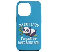 Cute Kawaii Kids Napping Not Lazy Power Saving Panda Coque pour iPhone 13 Pro