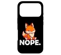 Cute Kawaii Mens Womens & Kids Nope Red Fox Lover Coque pour iPhone 17 Pro