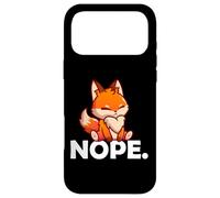 Cute Kawaii Mens Womens & Kids Nope Red Fox Lover Coque pour iPhone 17 Pro Max