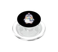 Cute Kawaii Penguin Rainbow Beanie Scarf Winter PopSockets PopGrip pour MagSafe