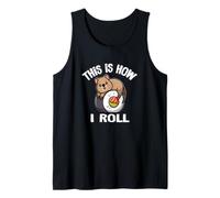 Cute Kawaii Womens Kids Girls Sushi How I Roll Quokka Lover Débardeur