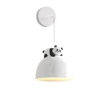 Cute Kids Bedroom Wall Sconce Cartoon Animal Design Wall Light Creativity Led Indoor Home Wall Lamp For Nursery Playroom(Panda)/Panda