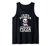 Cute Kids Boys Chibi Kawaii Into Fitness Whole Pizza Panda Débardeur