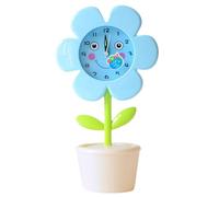 Cute Kids Flower Alarm Clock - Alarm Clock, Silent Flower Pot Timer Decor, Kids Alarms Clocks, Silent Bedside Clocks With Sound Machine & Storage Pot For Room Christmas Home Travel Teen Kid Boys Girls
