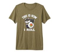 Cute Kids Japanese Kawaii Sushi This is How I Roll Shiba Inu T-Shirt Haut de Gamme