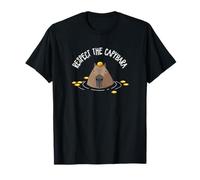 Cute Kids Mens Womens Oranges Meme Lover Respect Capybara T-Shirt