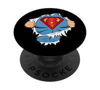 Cute Kids Superhero Birthday Gift for 6 Year Old Boys Outfit PopSockets PopGrip Adhésif