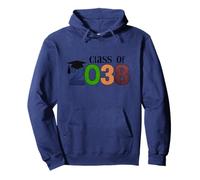 Cute Kindergarten Grow with Me Couleurs primaires Classe de 2038 Sweat à Capuche
