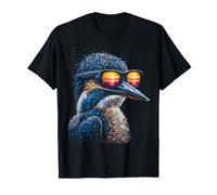 Cute Kingfisher Lunettes de Soleil Art Animal Design T-Shirt